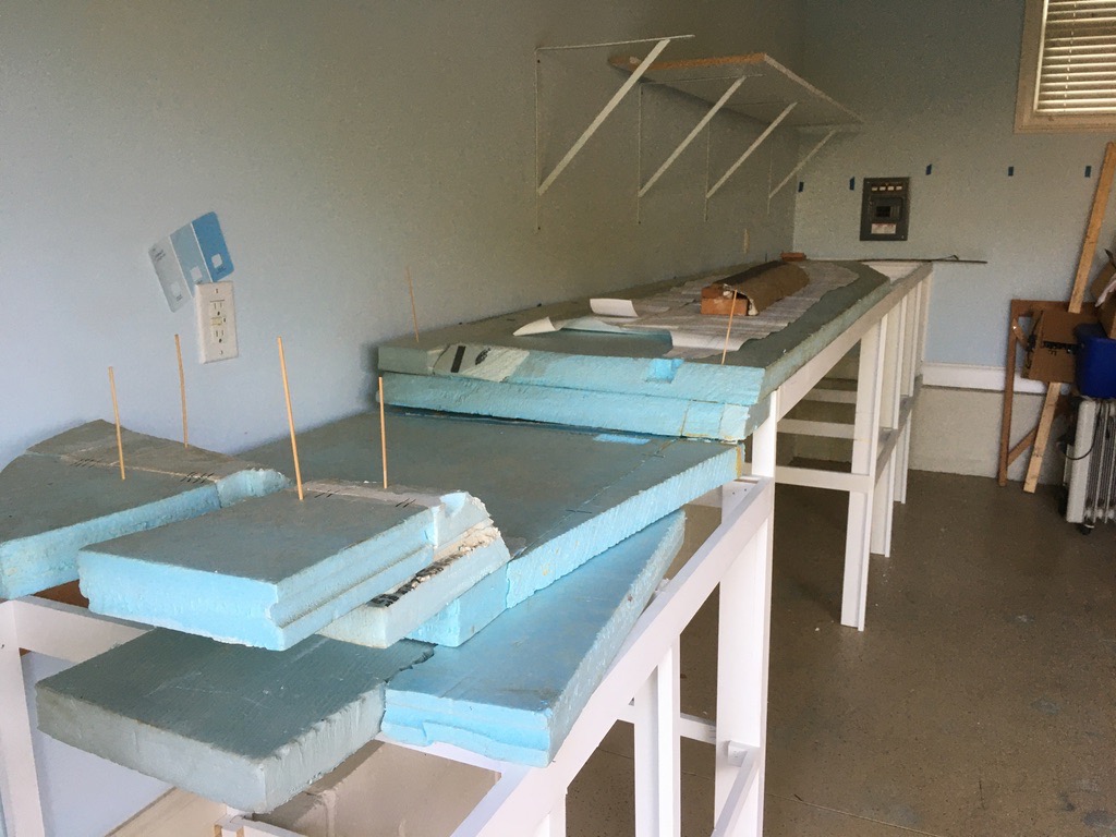 Benchwork with the Charleston foam saved from KB&T v1