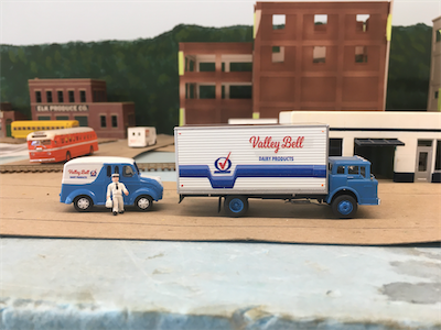 Valley Bell was one of many Charleston area dairies. Layout is set in 1976.