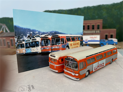 By 1976 these buses were operated by Kanawha Rapid Tranisti, but are still wearing the former Charleston Transit colors.