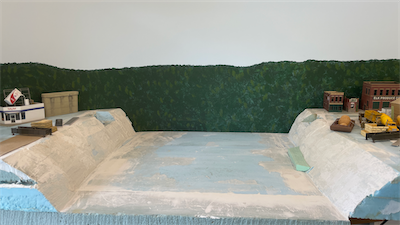 Beginning work on the Elk River.